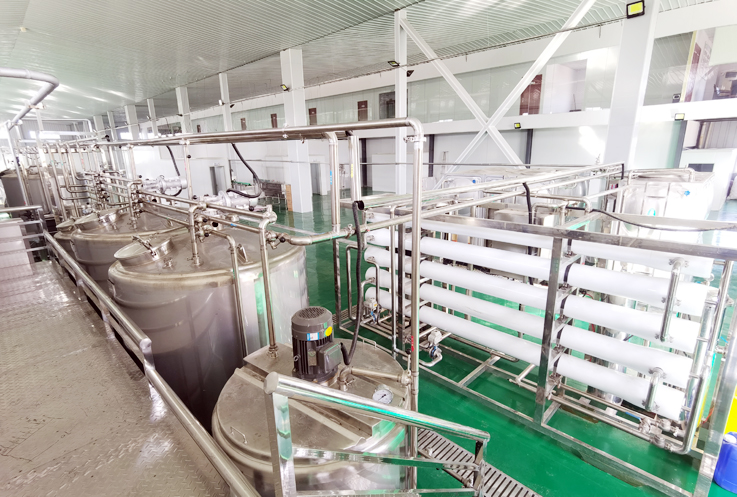 商洛飲用水（shuǐ）生產線案例展示