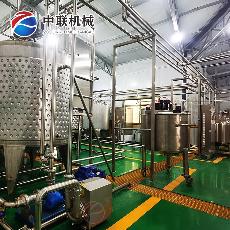 整套樹莓（méi）醋飲料生產線（xiàn）設備（bèi）